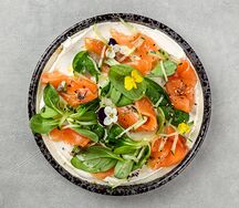 Лепёшка с лососем