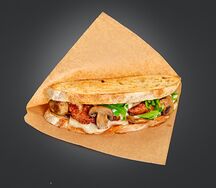 Сэндвич с грибами и некурицей Веган