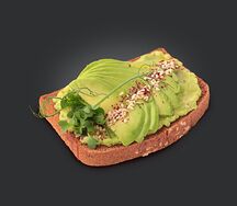 Тост с авокадо веган