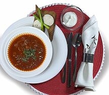 Борщ с говядиной