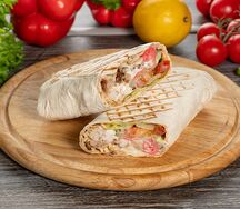 Шаурма куриная в обычном лаваше