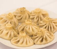 Хинкали с телятиной и свининой