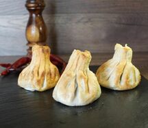 Хинкали с бараниной жареные