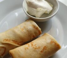 Блинчики с творогом