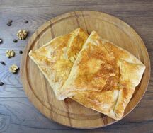 Пеновани с сыром и шпинатом