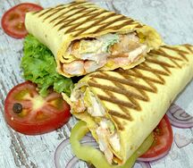 Шаурма по-мексикански со свининой (острая)