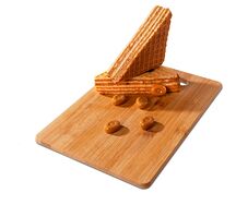 Вафля с карамелью