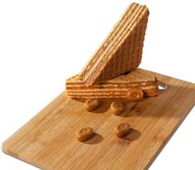 Вафля с карамелью