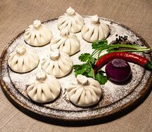 Хинкали с бараниной