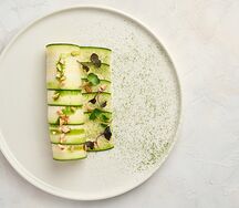 Салат-ролл с аргентинскими креветками