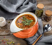 Кисло-острый суп с овощами