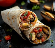 Тортилья с мидиями