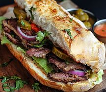 Чиабатта с говядиной