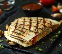 Кальцоне в пшеничной лепешке по-деревенски