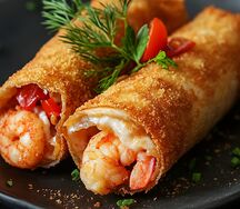 Фрайс буррито с креветками