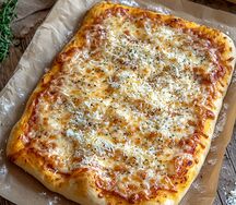 Римская пицца Четыре сыра