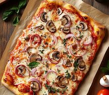Римская пицца Грибная