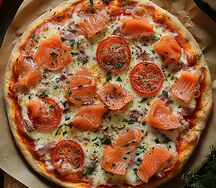 Пицца Лосось