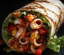 Тортилья с кальмаром