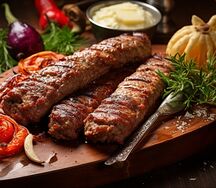 Шашлык из бараньей печени