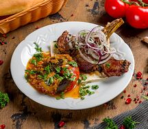 Корейка баранины по-бакински