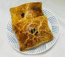 Самса из песочного теста