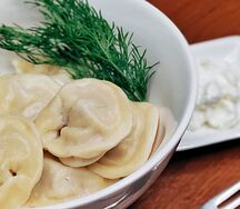 Пельмени ручной лепки куриные
