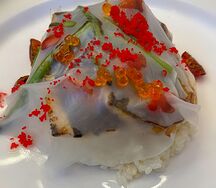 Дорадо, кокосовый рис