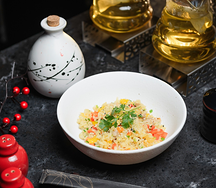 Карри рис с курицей и ананасами