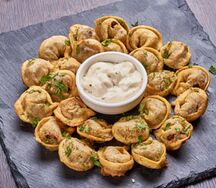 Пельмени жареные