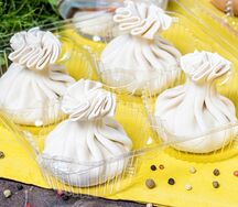 Хинкали с мясом лося