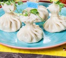 Хинкали с морепродуктами