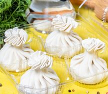 Хинкали с мясом лося