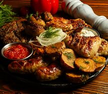 Большое мясное ассорти