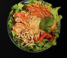 Салат с креветкой