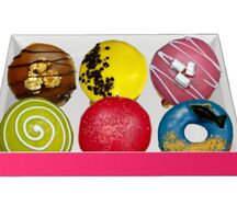 Коробка из шести пончиков