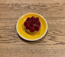 Пирог с малиной