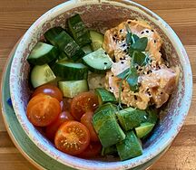 Поке с лососем