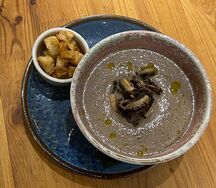 Грибной крем-суп со сморчками