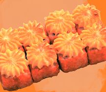 Запеченный ролл Сырный окунь
