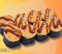 Запечённый ролл классический с курицей
