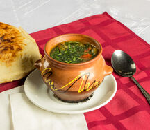 Суп гороховый с бараниной пити