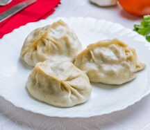 Манты узбекские традиционные с говядиной