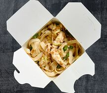 Сливочный Вок с курицей