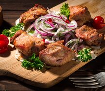 Шашлык из свиной мякоти