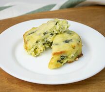 Творожник с кабачком и зеленью
