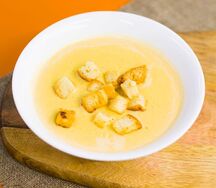 Сырный крем-суп с овощами