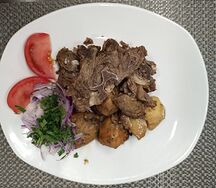 Казан-кебаб с картофелем