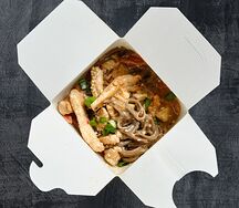 Сырный Вок с курицей