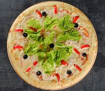 Цезарь с копченой курицей